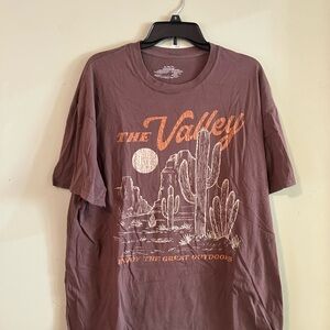 The Valley Graphic T-Shirt - Brown
